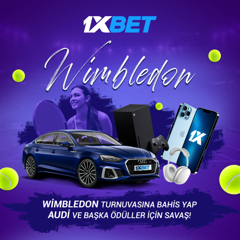 1xbet’ten Wimbledon Grand Slam Turnuvası Kampanyası